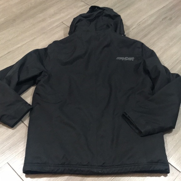 Spyder Racing Thinsulate Black Parka Sky Jacket size S - Picture 13 of 15